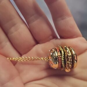 Kate Spade Gold and Multicolor Pendant Necklace